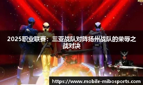 2025职业联赛：三亚战队对阵扬州战队的荣辱之战对决